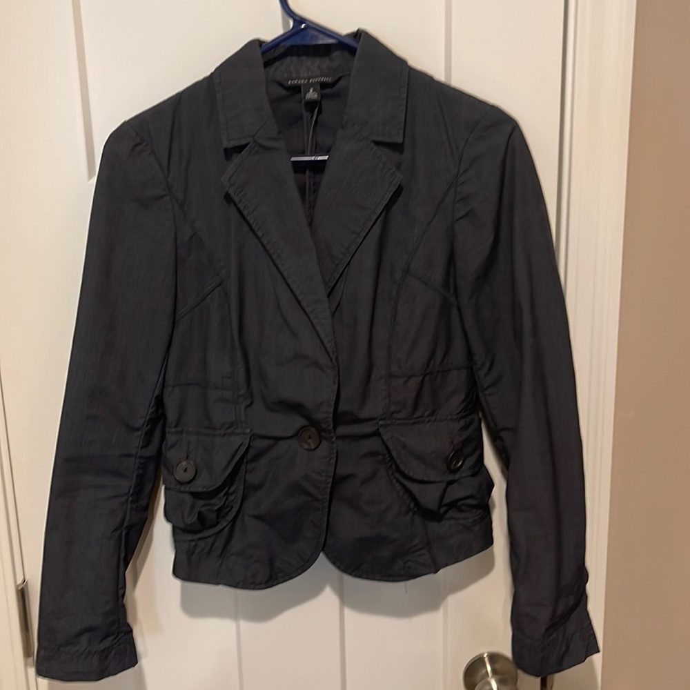 Super cute! Banana Republic- navy blazer - size 2